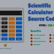 How To Create A Responsive Scientific Calculator Using HTML CSS And JavaScript Free Source Code