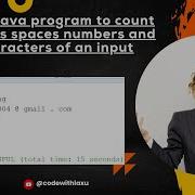 Write A Java Program To Count Letters Spaces Numbers And Other Characters Of Input String Java