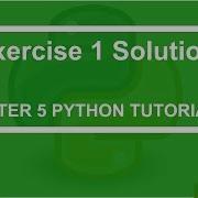 Exercise 1 Solution Python Tutorial 96