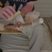 Flint Knapping Edbo ABO Stick Moose Punch Thinning Spalls