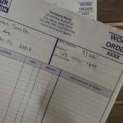 Standard Work Order Form