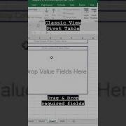TRICK 69 Classic View Of PIVOT Table Very Useful Trick Interview Excel