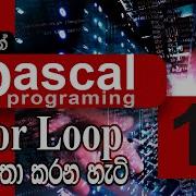 13 How To Use For Loop Pascal Programming SINHALA