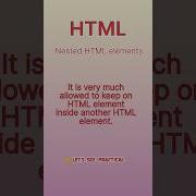 Nested HTML Elements CS Coding Hub Shorts Html