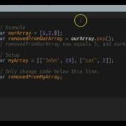 Manipulate Arrays With Pop FreeCodeCamp Basic Javascript