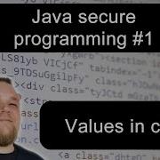 Secure Java Programming Values In Classes
