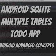 Android SQLite Multiple Tables ToDo App