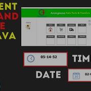 How To Display Date And Time In JAVA Using Netbeans Date Time In JAVA