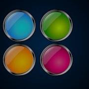 How Create Crome And Glossy Button In Inkscape