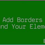 Add Borders Around Your Elements In CSS CSS Full Course CSS Revildo Code
