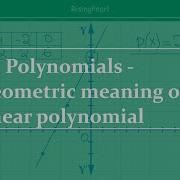 5 Polynomials 4 Geometric Representation Of A Linear Polynomial