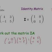 Identity Matrix Corbettmaths