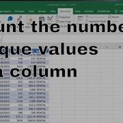 Count The Number Of Unique Values In A Column With VBA