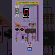 Diy 7 Segment Counter Display Using CD4026BE With Reset Push Button No Arduino Shorts Tech