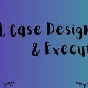Test Case Design Execution