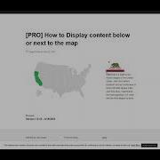 PRO How To Display Content Below Or Next To The Map