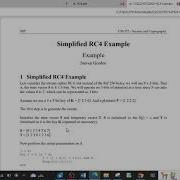 RC4 Encryption Algorithm
