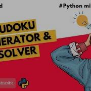 15 Sudoku Generator And Solver Advanced Python Projects For Beginners Jr Eternal