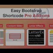 Easy Bootstrap Shortcode Pro Add Ons
