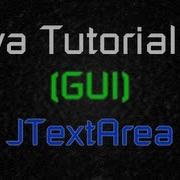 Java Tutorial 40 GUI Text Area JTextArea