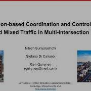 Optimization Based Coordination And Control Of Traffic Lights And Mixed Traffic In Multi Intersectio