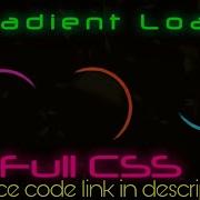 Gradient Glowing Loading Spinning Wheel Web Development 5 Sharp YS
