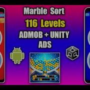 Marble Sort Balls Puzzle 3D Game Unity Source Code With Admob And Unity Ads Integrated