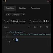 Leetcode 1013 Partition Array Into Three Parts With Equal Sum