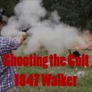 Shooting The Colt 1847 Walker Revolver Back From Goons Gun Works