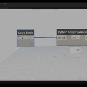 PythonForDynamo 09 Python скрипт в код блоке Dynamo Python Script In Dynamo S Code Block