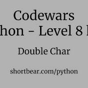 Codewars Python Double Char
