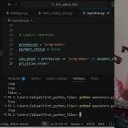 Logical Operators In Python
