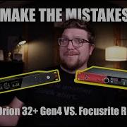 Finding The Right Interface For A Hybrid Workflow Antelope Orion 32 Gen4 Vs Focusrite Red Line 16