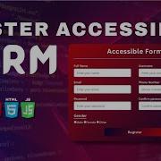 How To Build A 100 Accessible Form With HTML CSS JavaScript