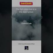 Cloud Moving Animation Using HTML And CSS Htmlcss