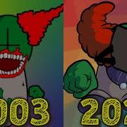 Evolution Of Tricky The Clown Madness Combat In Games 2003 2021