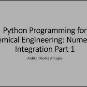 Python For Chemical Engineering Dummies Part 8 Numerical Integration 1