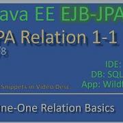 JPA Entiry 1 To 1 Part 1 One To One Relation JavaEE EJB JPA Tutorials 32