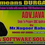 Advance Java Training Steps To Prepare JDBC Applications By NagoorBabu