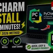 Как скачать и установить PyCharm в 2026 году последний простой способ