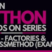 20 Python OOPS Factories Classmethod Example