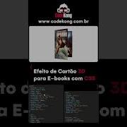 Efeito De Cartão 3D Para E Books Com CSS Code Kong