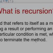 AP Computer Science A Chapter 4 Recursion