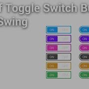 Java Swing How To Create Toggle Switch Button On Off With Animation