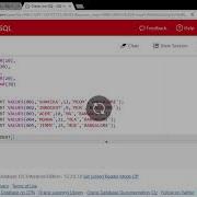 SQL Tutorial For Beginners Oracle Live SQL SQL Worksheet 1