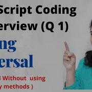 Q1 How To Reverse A String In JavaScript JavaScript Coding Interview Questions String Reversal