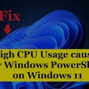 Fix High CPU Usage Caused By Windows PowerShell On Windows 11