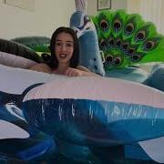 DEFLATING S ROOM FULL OF INFLATABLES SHARK DEFLATE