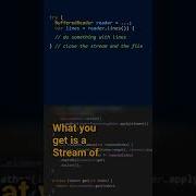 How Can You Stream The Content Of A Text File Javalanguage Javacoding Javatips