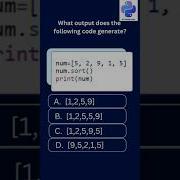 Python Quiz On List Part 83 Shorts
